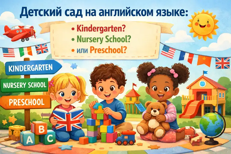 "детский сад" на английском